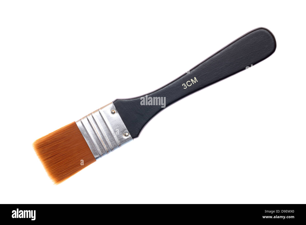 New paint brush on a white background Stock Photo