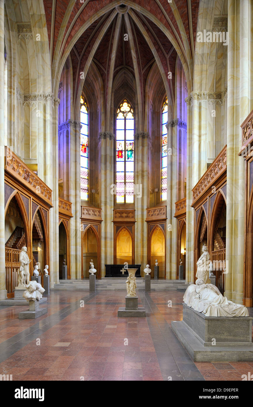 Inside view Friedrichswerdersche church, Schinkel church, Schinkelmuseum, museum for sculptures, from Karl-Friedrich Schinkel, B Stock Photo
