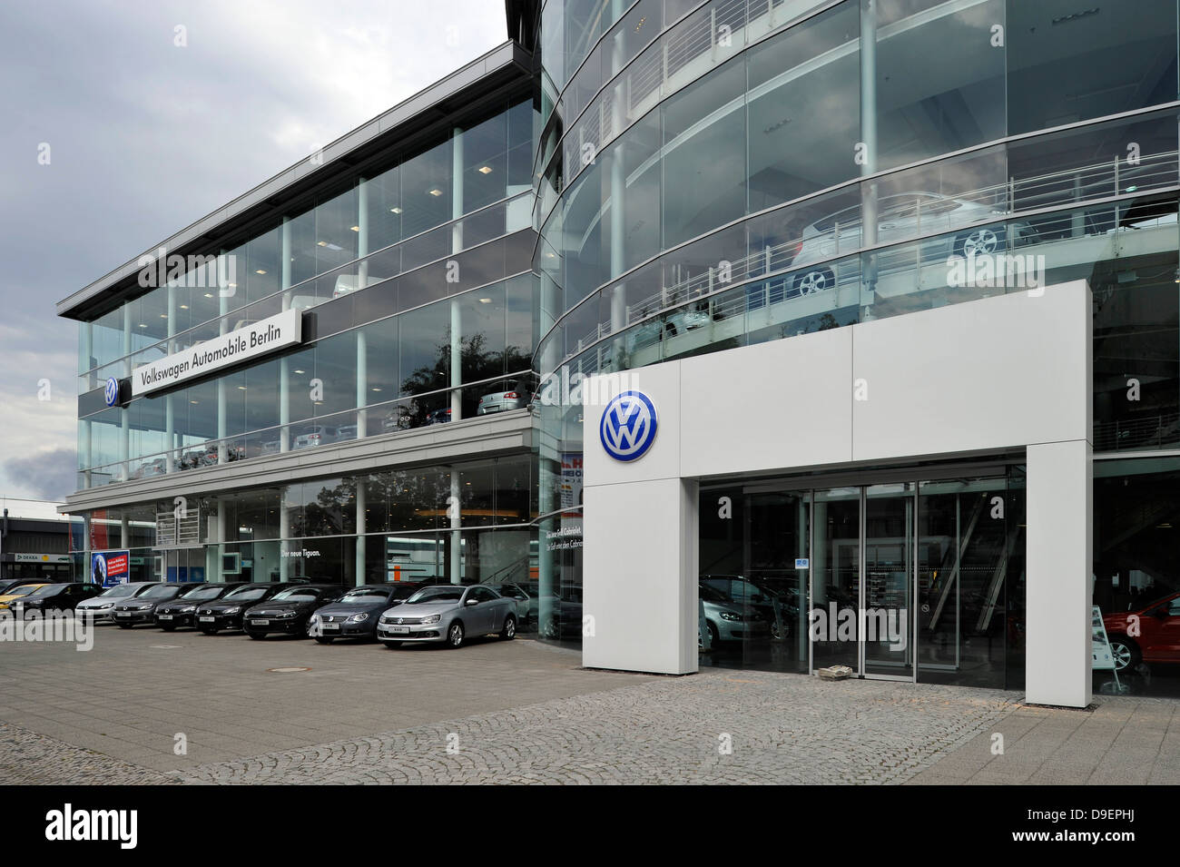 Volkswagen automobile Berlin headquarters, Franklinstrasse, Berlin, Germany, Europe Stock Photo