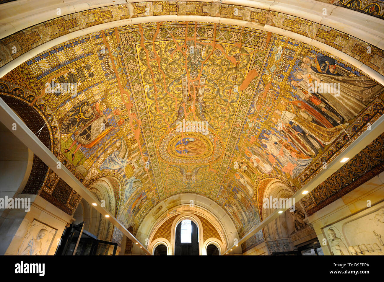 Cover mosaic, commemorative hall in the old tower, imperial Wilhelm ...