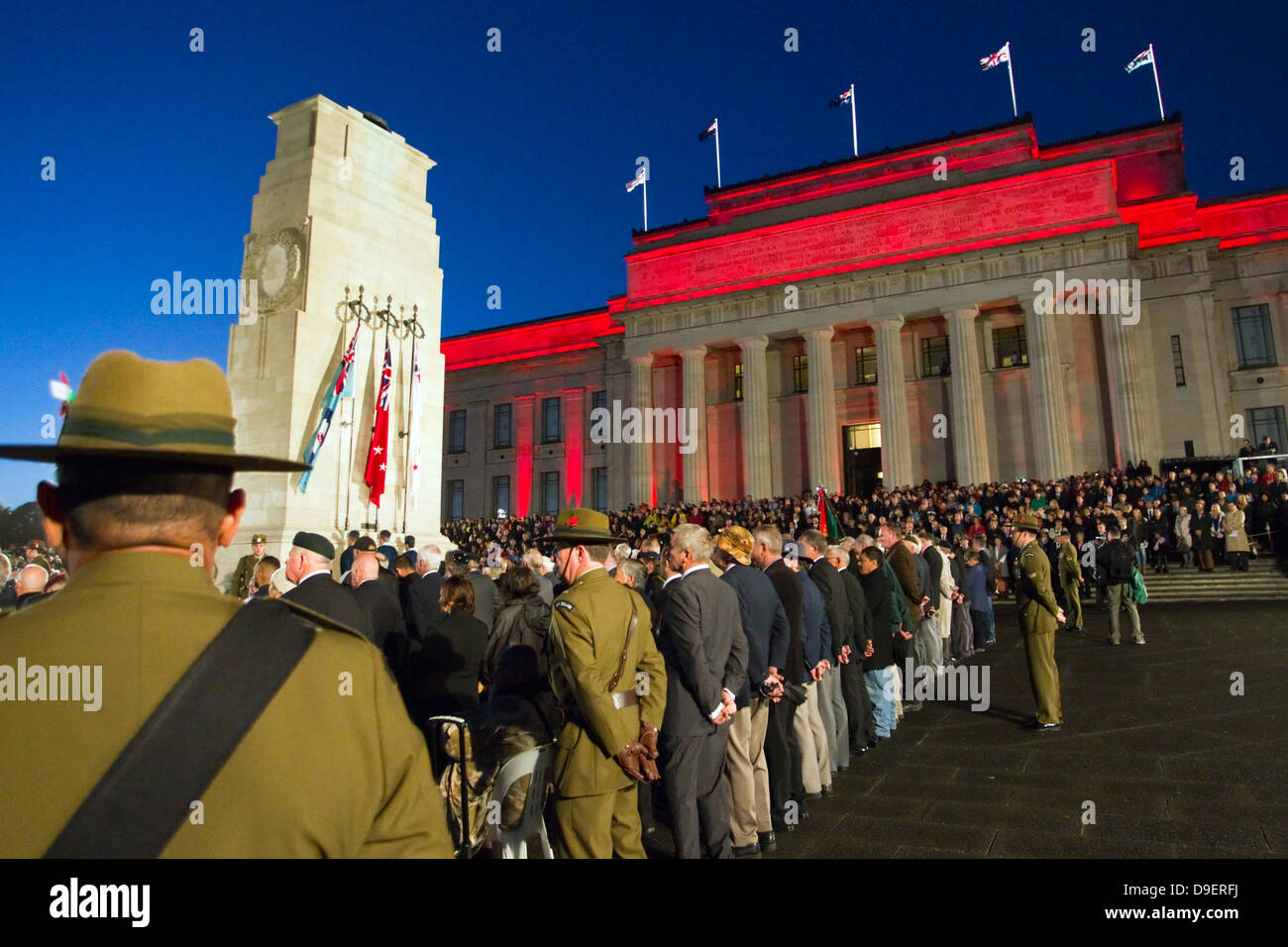 Anzac Day Dawn Service, War Memorial Museum, Auckland, New Zealand