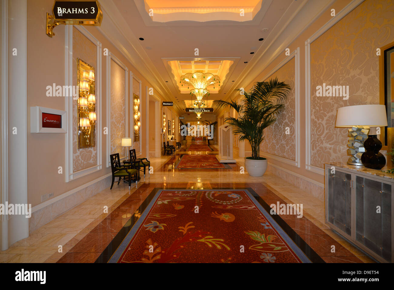 The interior of Bellagio hotel and casino in Las Vegas Stock Photo - Alamy