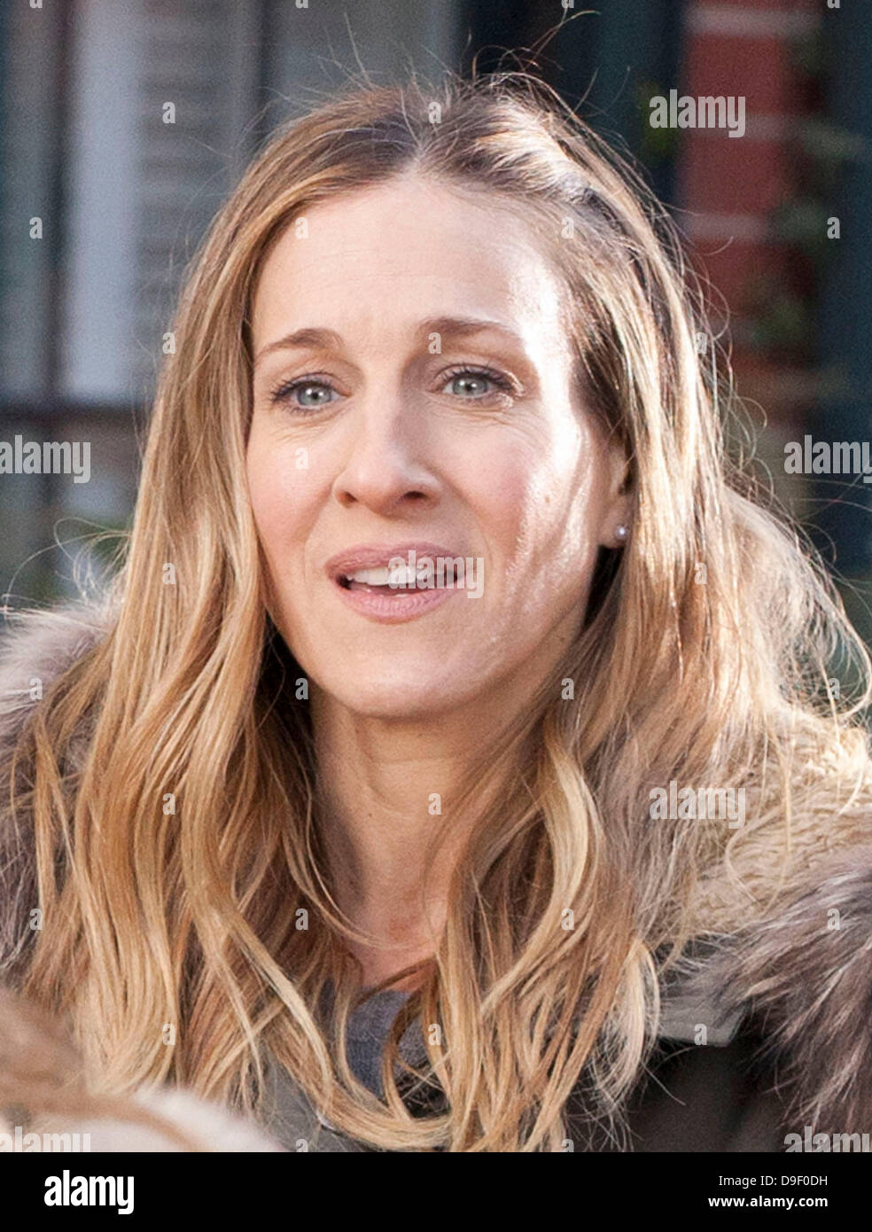 Sarah Jessica Parker seen on the set of "I Don't Know How She Does It" in  Brooklyn Heights New York City, USA - 23.2.2011 Stock Photo - Alamy