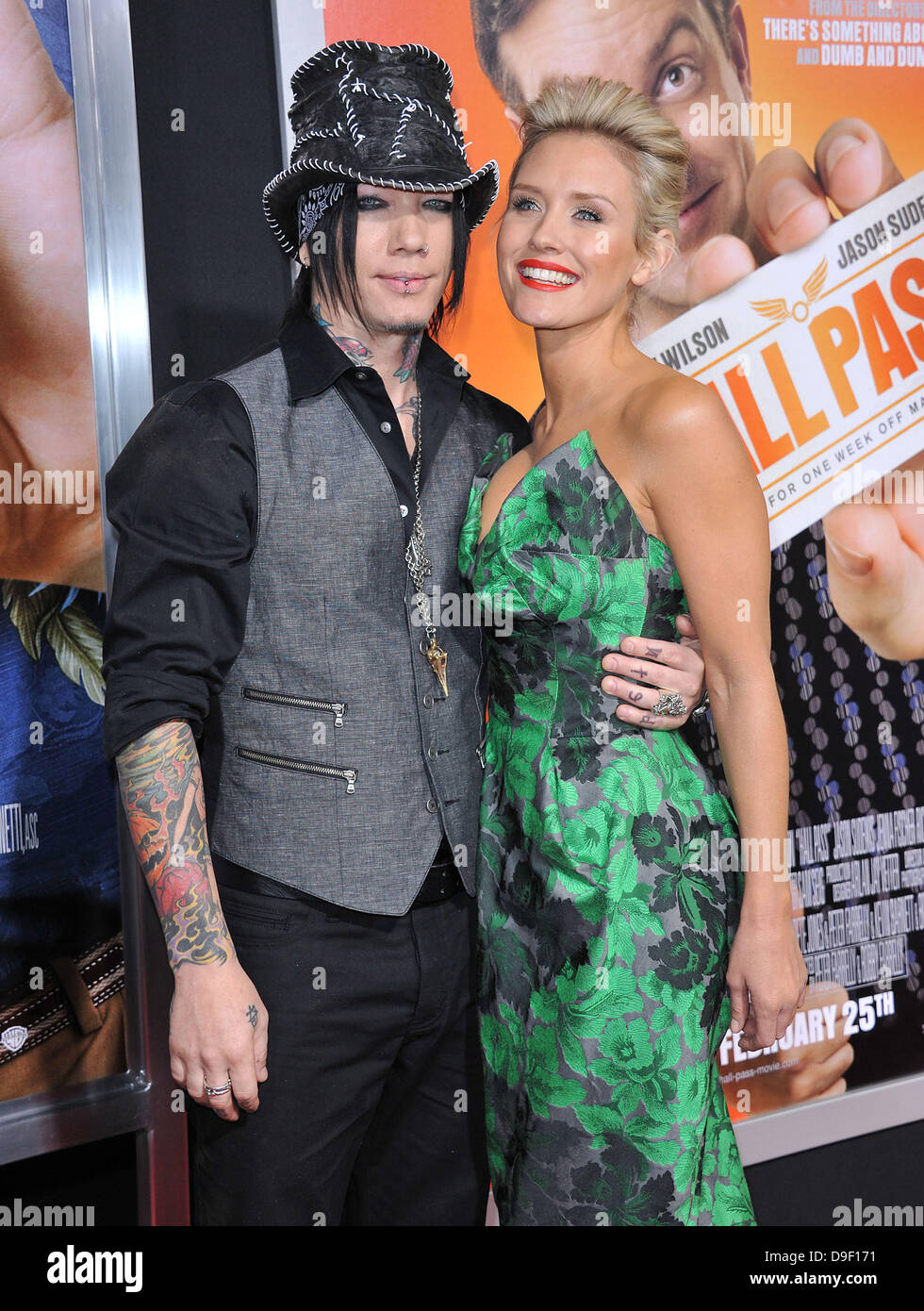 Nicky Whelan and DJ Ashba Los Angeles Premiere of Warner Bros. Pictures ...