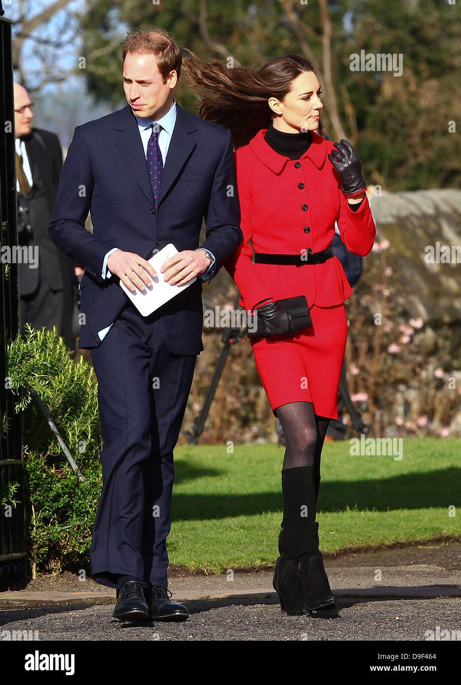 Prince William and Kate Middleton return to St. Andrews university, where  they first met, to launch its 600th anniversary celebrations St. Andrews,  Scotland - 24.02.11 Stock Photo - Alamy