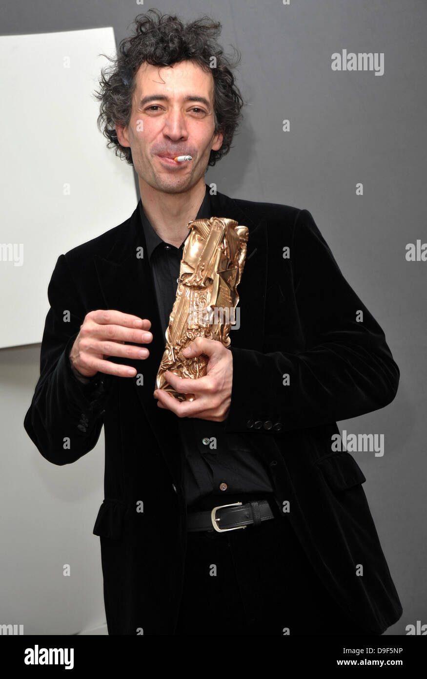 Eric Elmosnino 'Best Actor' The 36th Annual Cesar Awards 2011 held at the Theatre du Chatelet - Photocall Paris, France - 25.02.11 Stock Photo