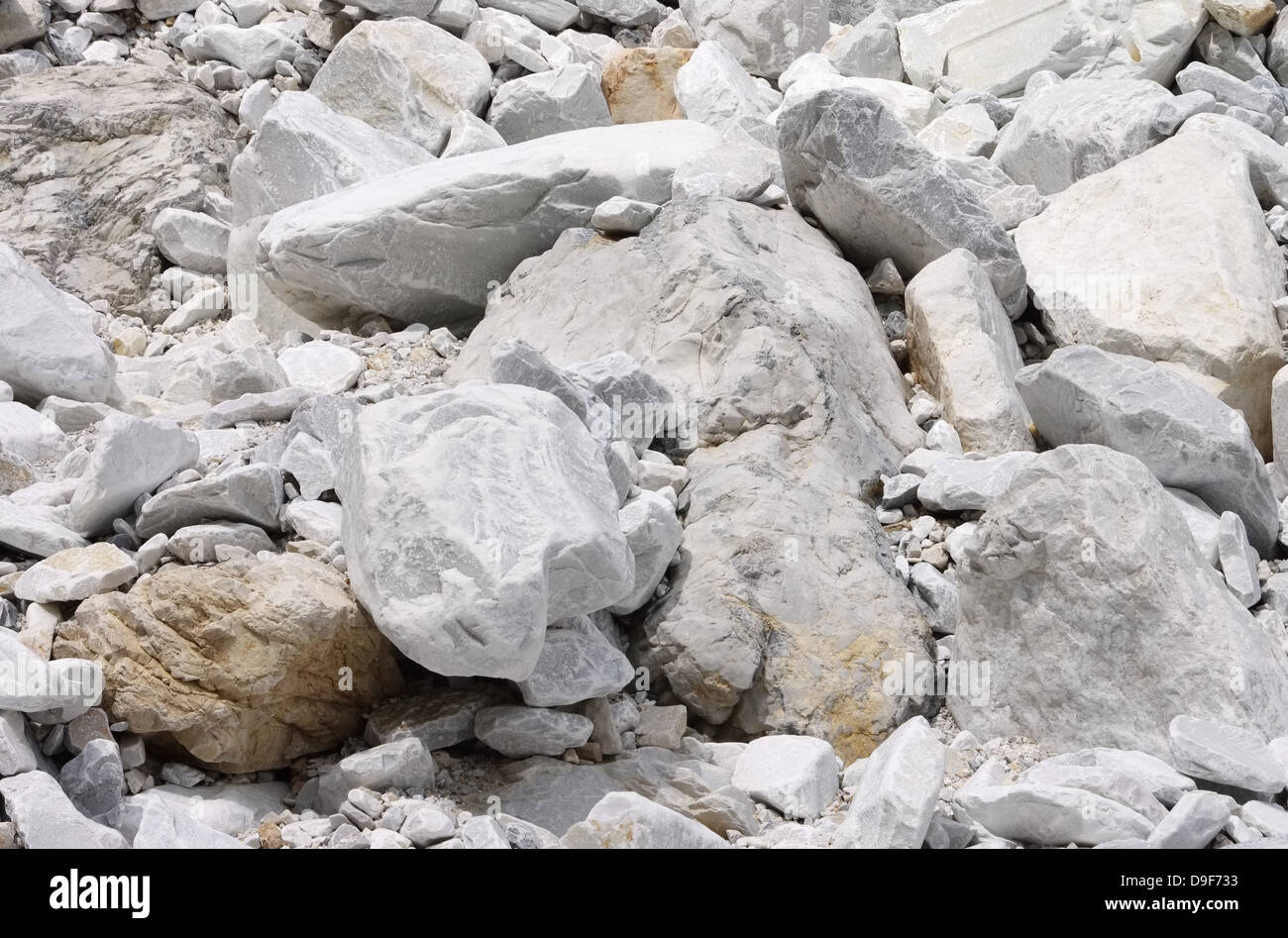 Carrara Marmor Steinbruch - Carrara marble stone pit 26 Stock Photo