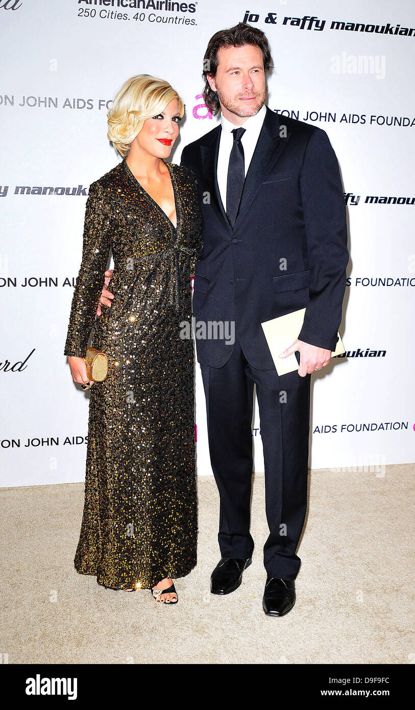 Tori Spelling and Dean McDermott 19th Annual Elton John AIDS Foundation