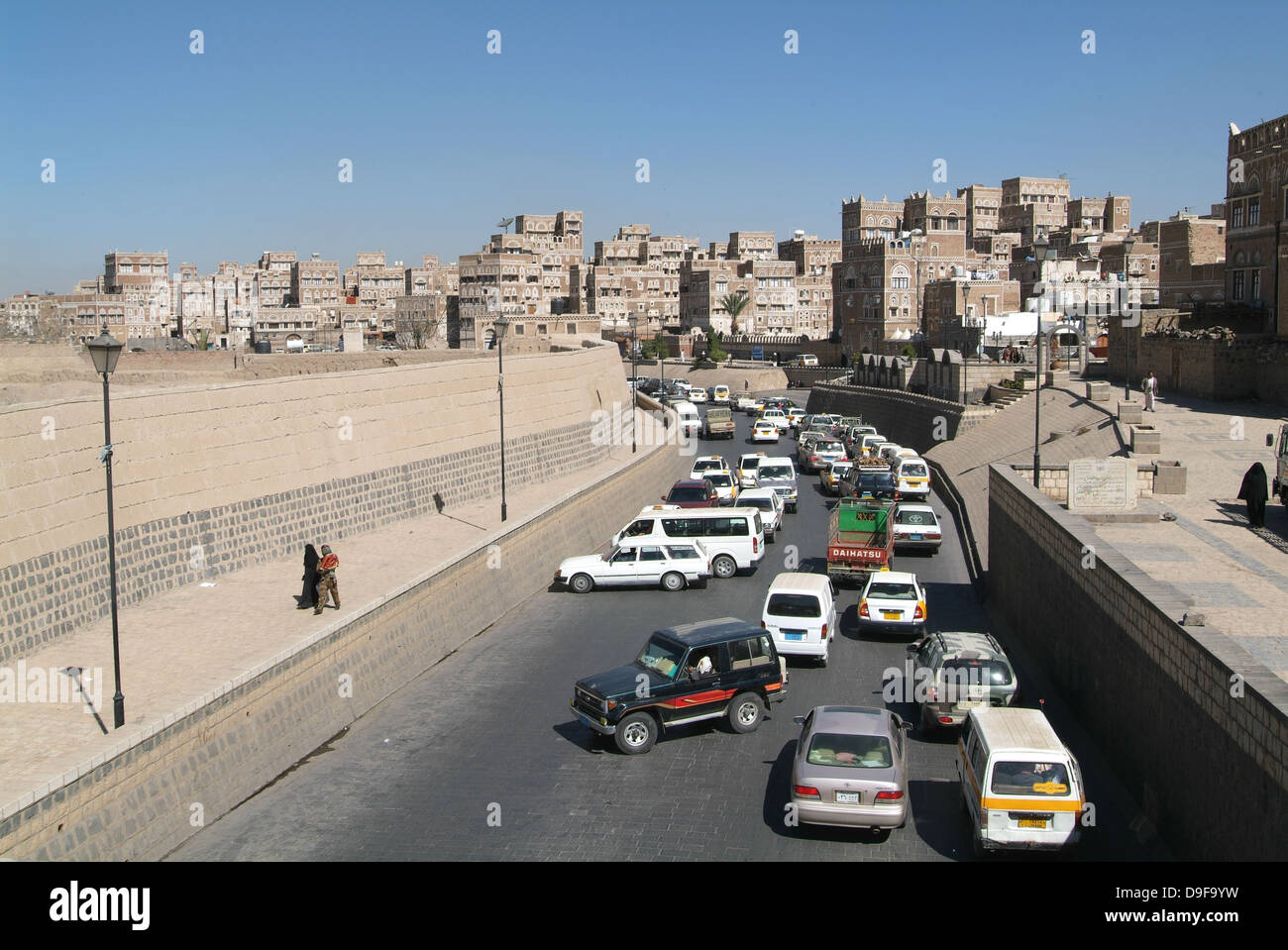 Old Sana capital of Yemen, Unesco world heritage Stock Photo Alamy