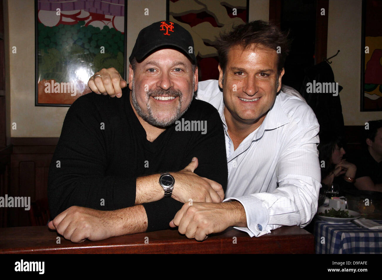 Frank Wildhorn and Jeff Calhoun Henry's restaurant owner Henry Rinehart