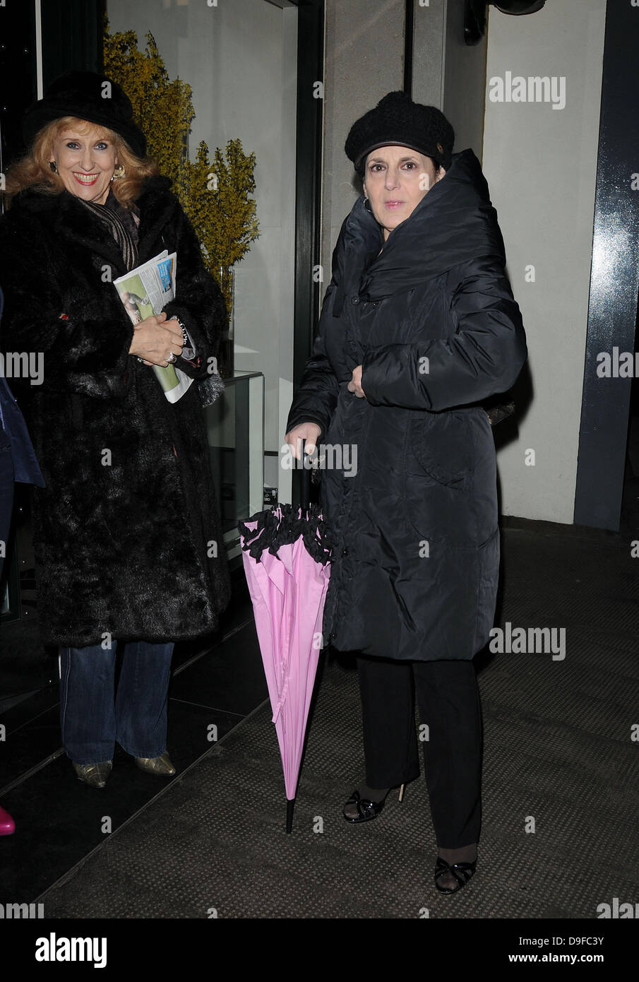 Anita Dobson and Lesley Joseph, at the Ivy club. London, England 28.
