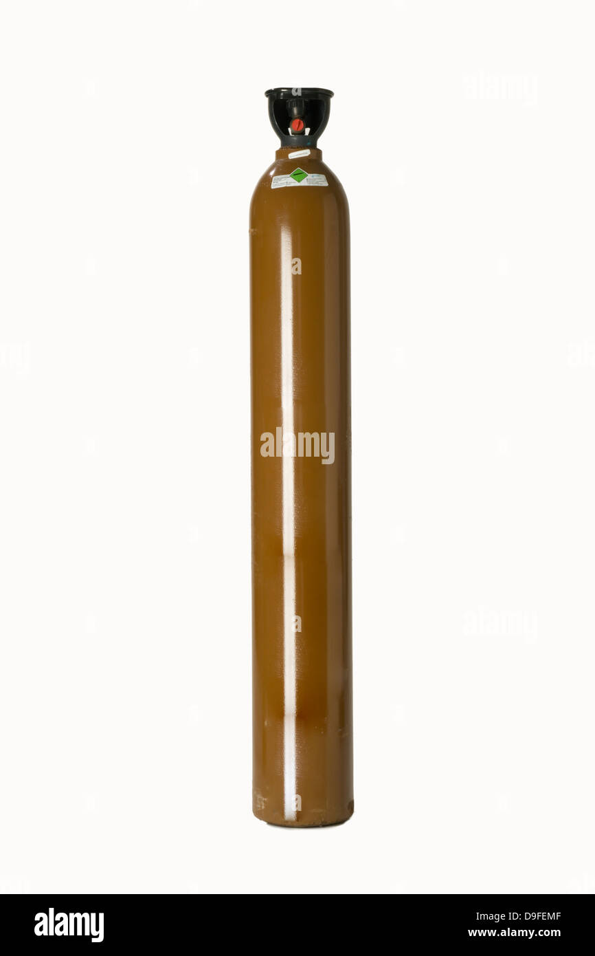 Helium gas cylinders Stock Photo Alamy