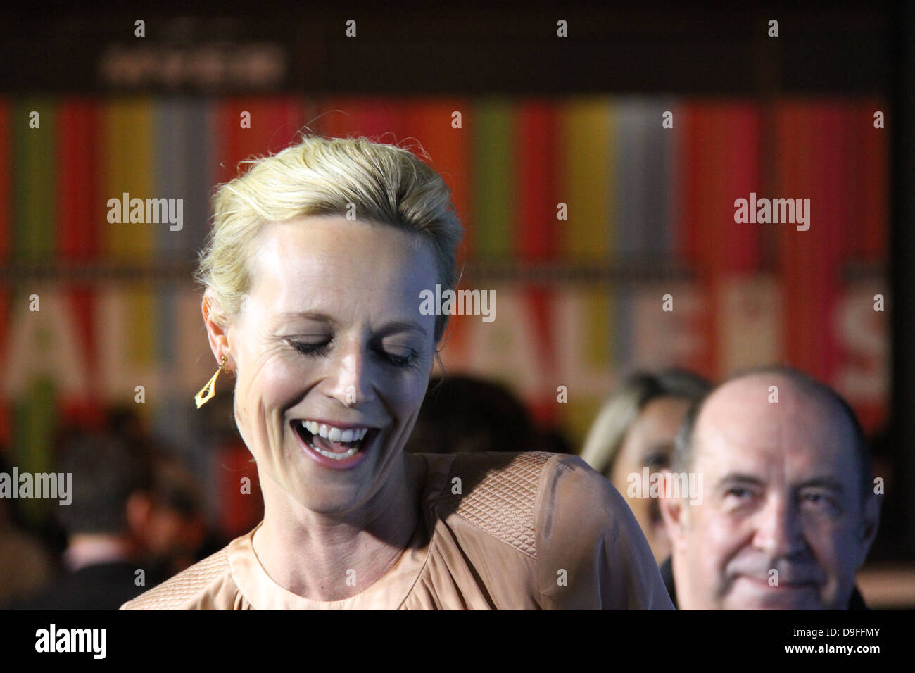 Pictured is Australian actress Marta Dusseldorp on the red carpet at