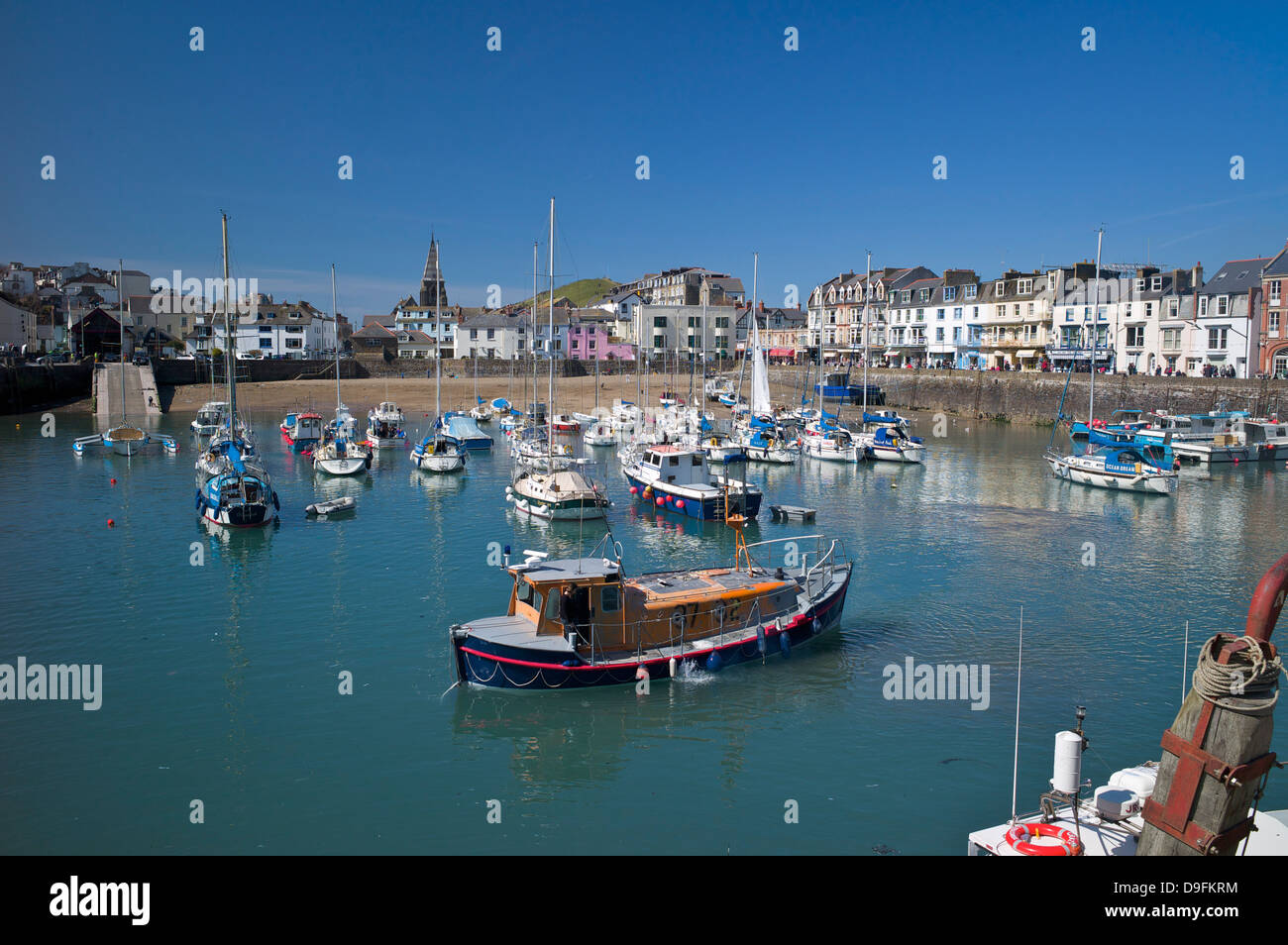 The Harbour, Ilfracombe, Devon, England, UK Stock Photo