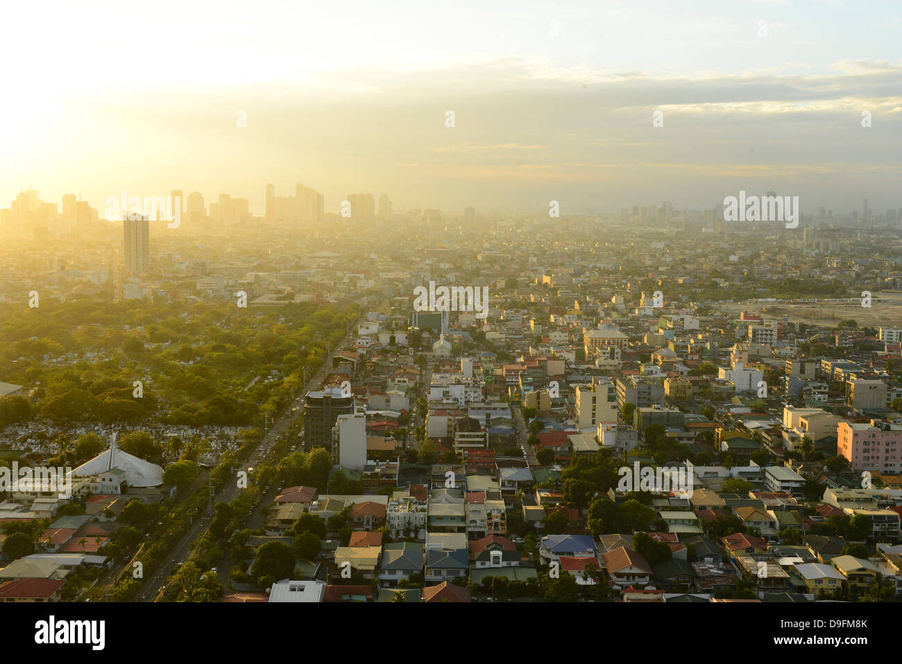 View of Makati, Metromanila, Manila, Philippines, Southeast Asia Stock Photo