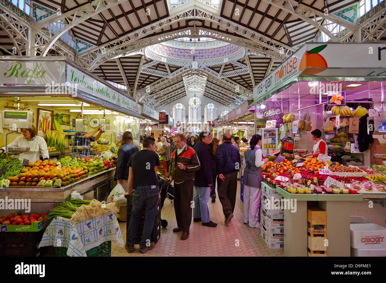 Central Markets, Valencia, Spain Stock Photo Alamy