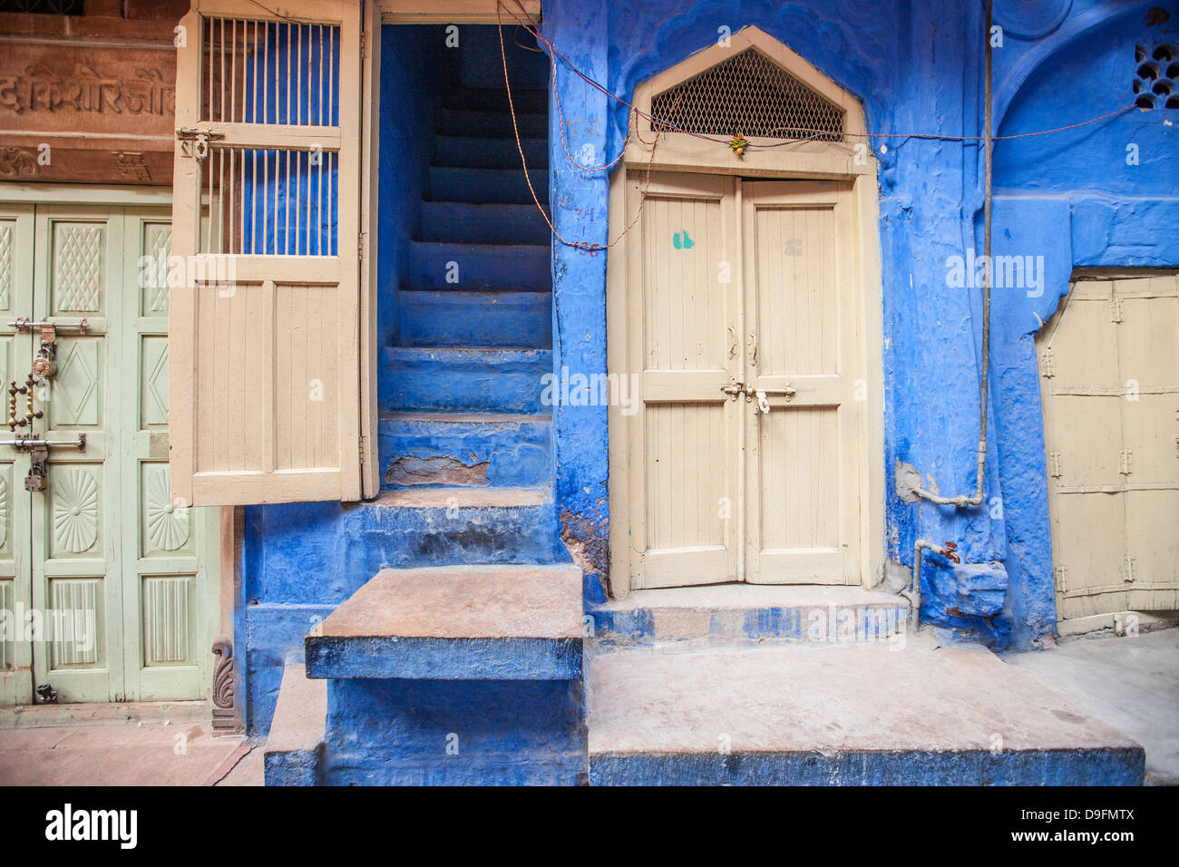 Stairs Jodhpur Rajasthan India High Resolution Stock Photography and