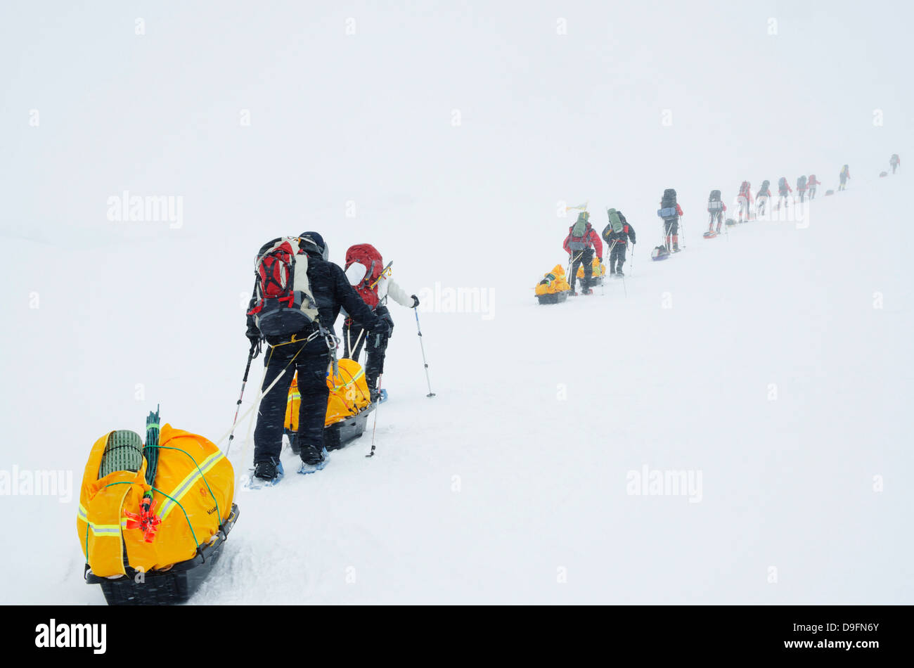 Climbing expedition on Mount McKinley, 6194m, Denali National Park