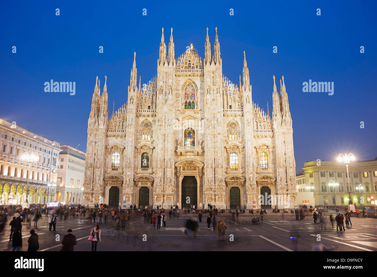 Duomo (Milan Cathedral), Milan, Lombardy, Italy Stock Photo