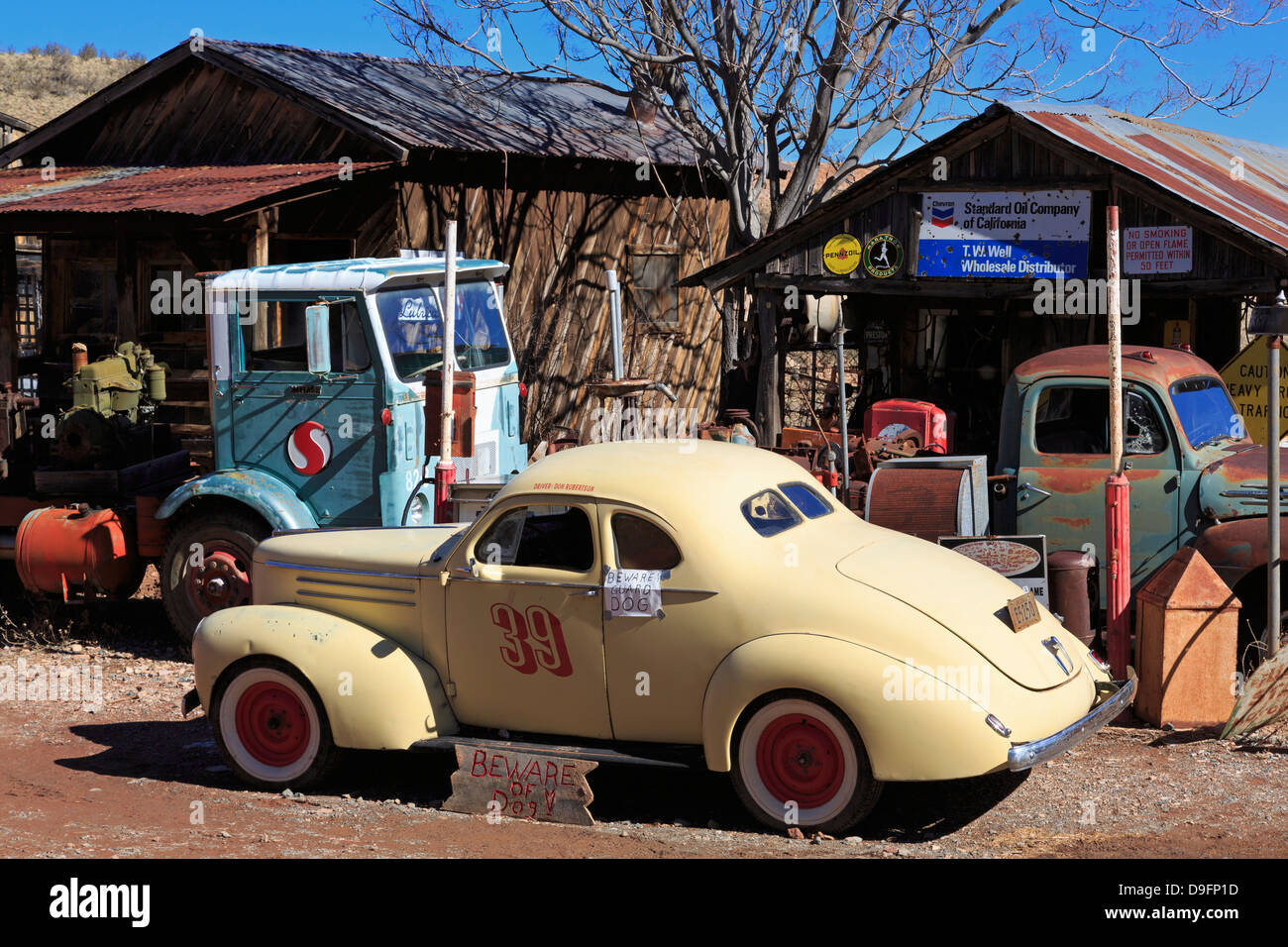 Gold King Mine and Ghost Town, Jerome, Arizona, USA Stock Photo