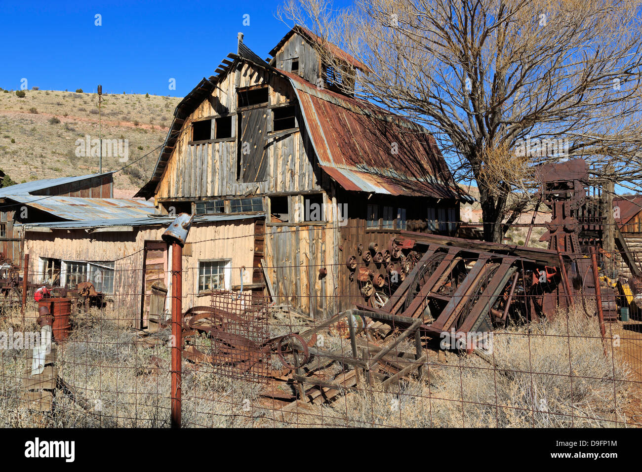 Gold King Mine and Ghost Town, Jerome, Arizona, USA Stock Photo