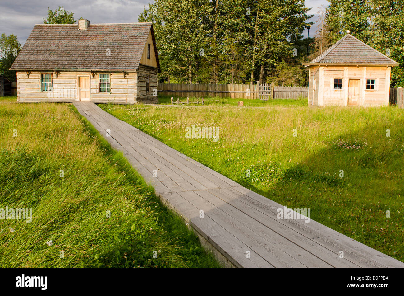 Fort Saint James National Historic Site, British Columbia, Canada Stock Photo