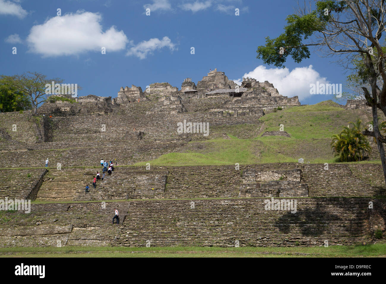 Tonina Archaeological Zone, Chiapas, Mexico Stock Photo