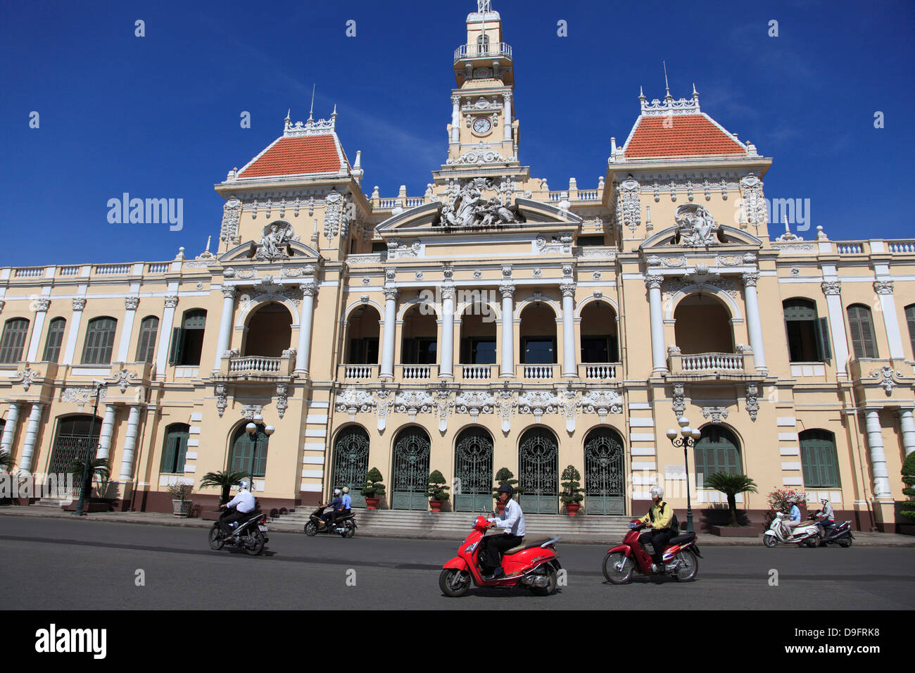 Peoples Committee Building, City Hall, Ho Chi Minh City (Saigon), Vietnam, Indochina, Southeast Asia Stock Photo