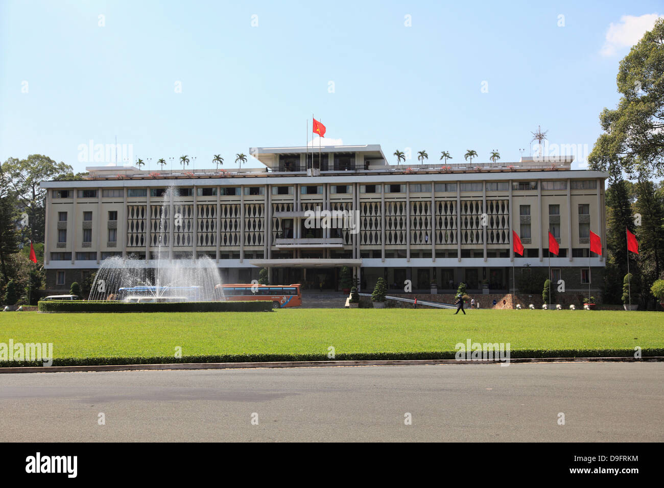 Reunification Palace, Ho Chi Minh City (Saigon), Vietnam, Indochina, Southeast Asia Stock Photo