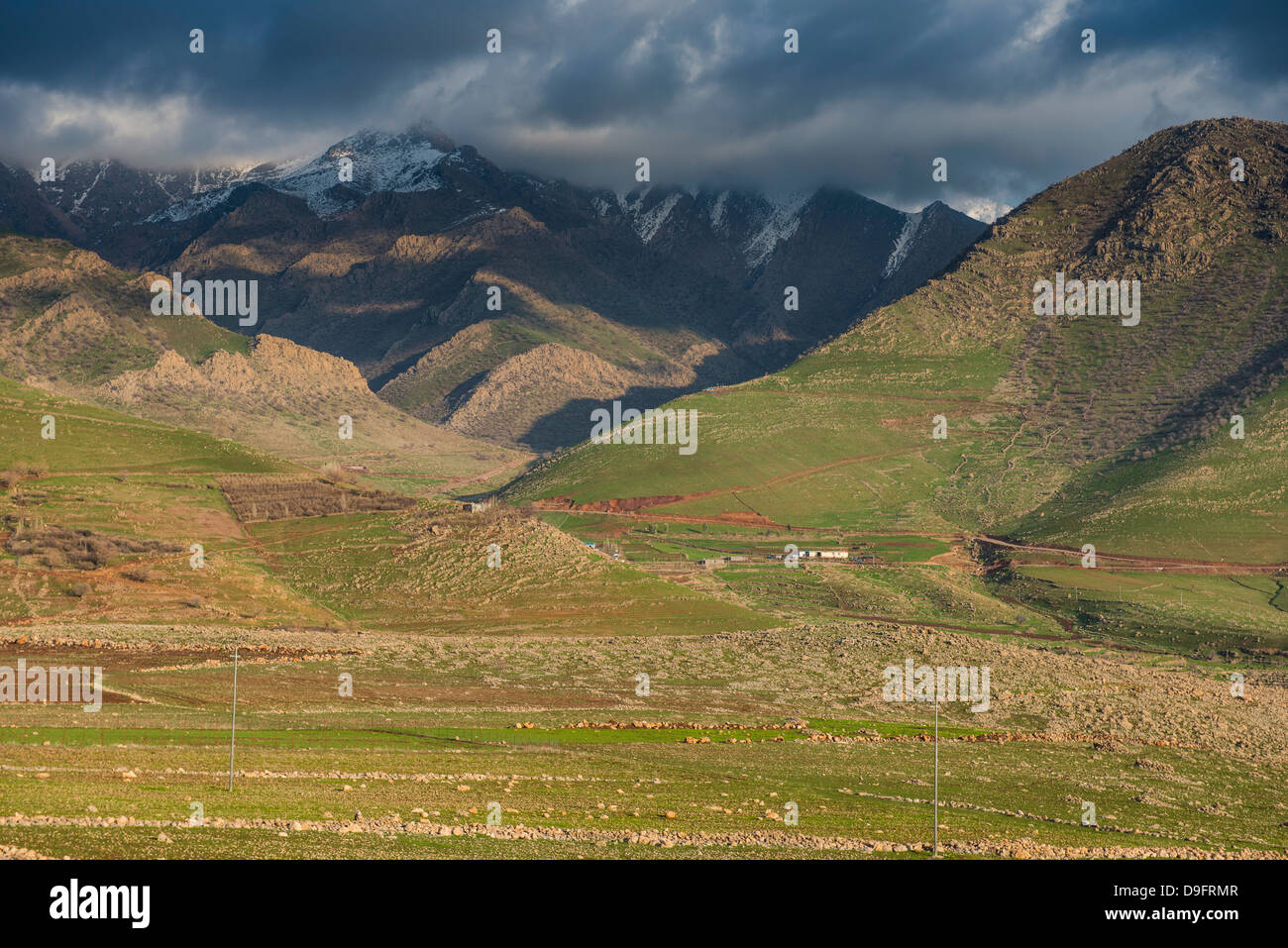 Mountain scenery in Ahmedawa on the border of Iran, Iraq Kurdistan, Iraq, Middle East Stock Photo