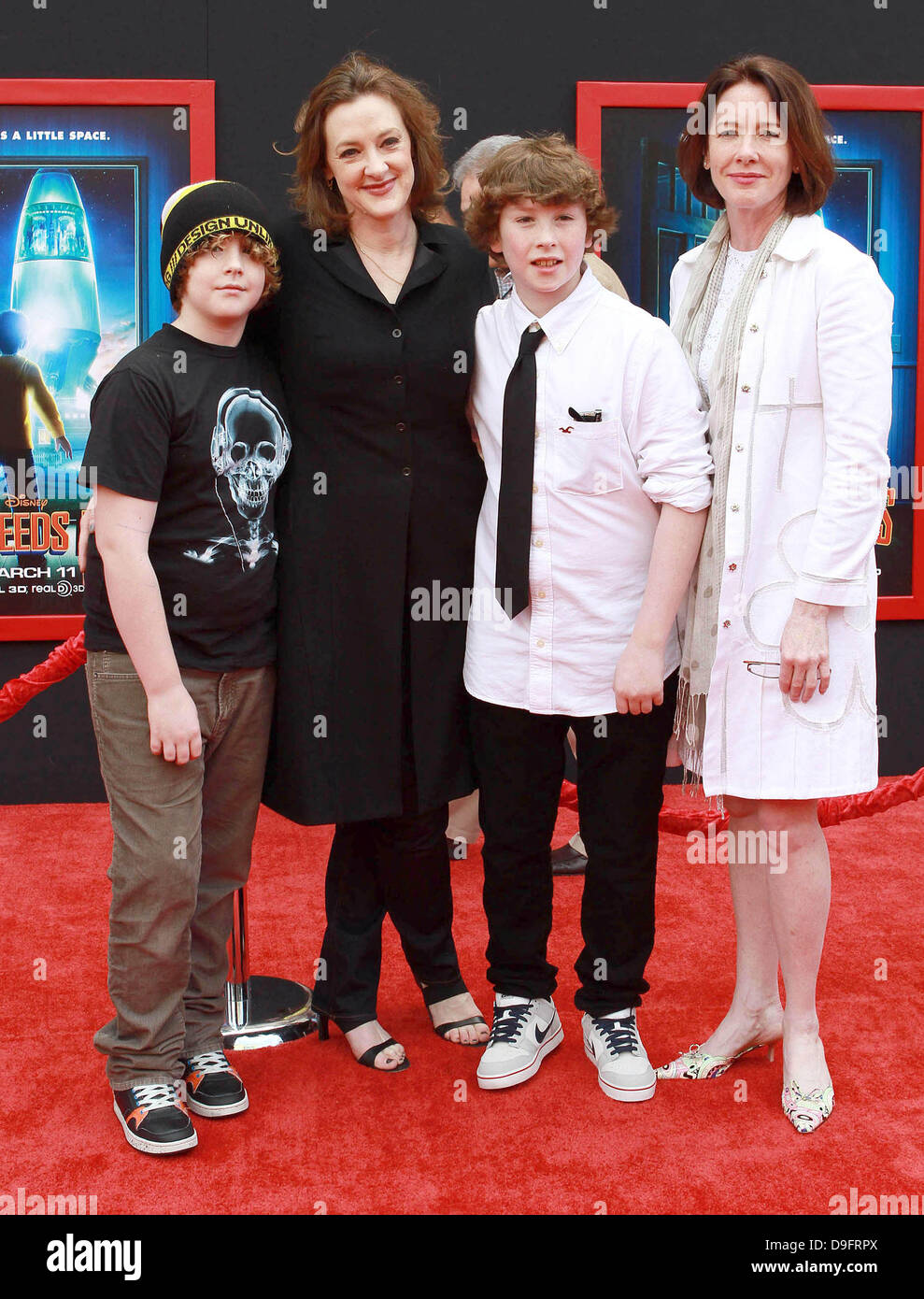 Joan Cusack (2nd L) and Ann Cusack at the Los Angeles premiere of 'Mars  Needs Moms 3D' at the El Capitan Theatre. Hollywood, California - 06.03.11  Stock Photo - Alamy