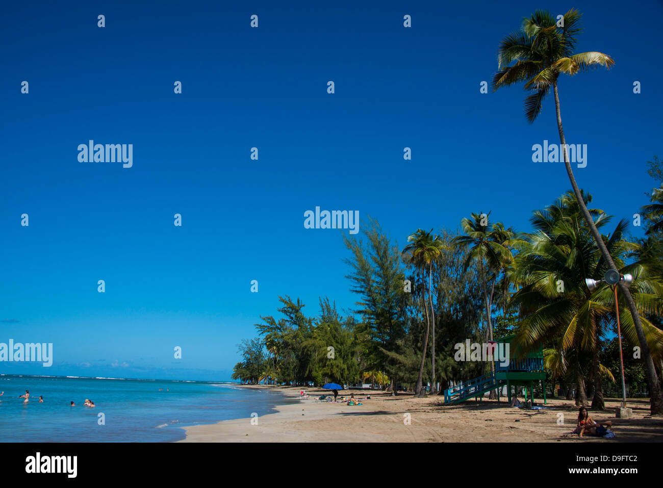 Luquillo Beach, Puerto Rico, West Indies, Caribbean Stock Photo Alamy