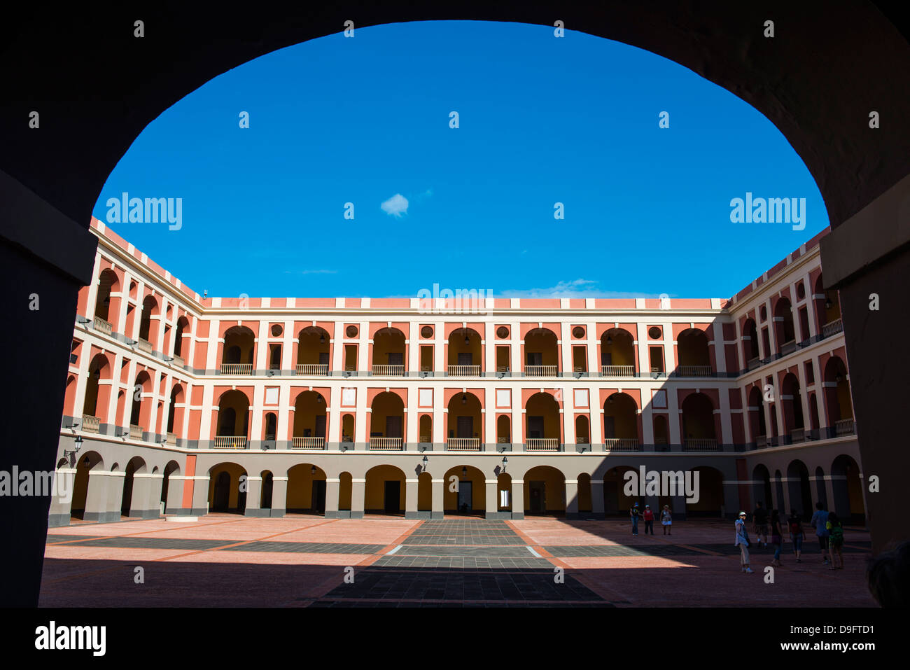 Ballaja Barracks, Museum of Americas folk art, San Juan, UNESCO World Heritage Site, Puerto Rico, West Indies, Caribbean Stock Photo