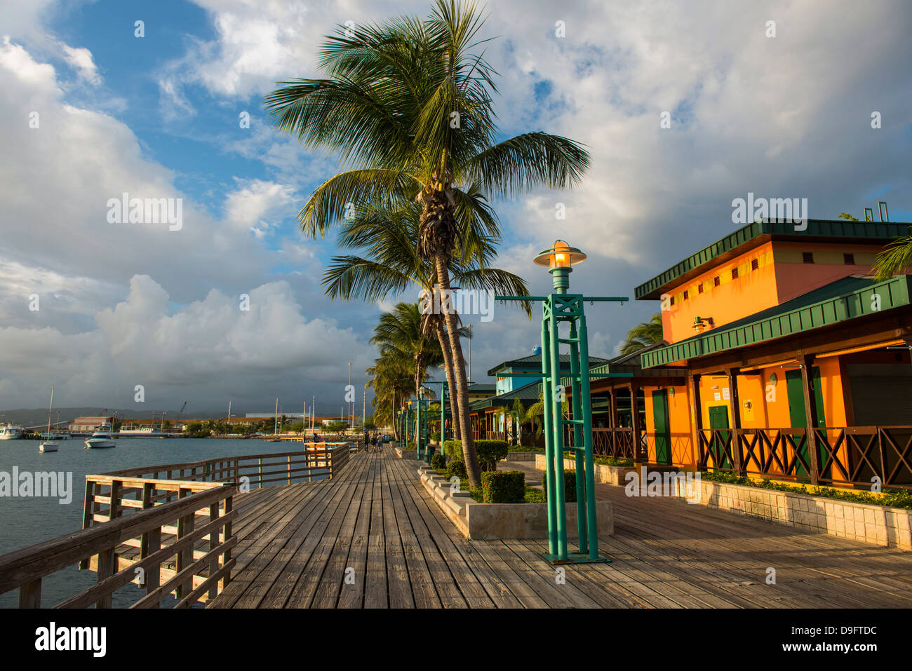 The harbour of Ponce, Puerto Rico, West Indies, Caribbean Stock Photo
