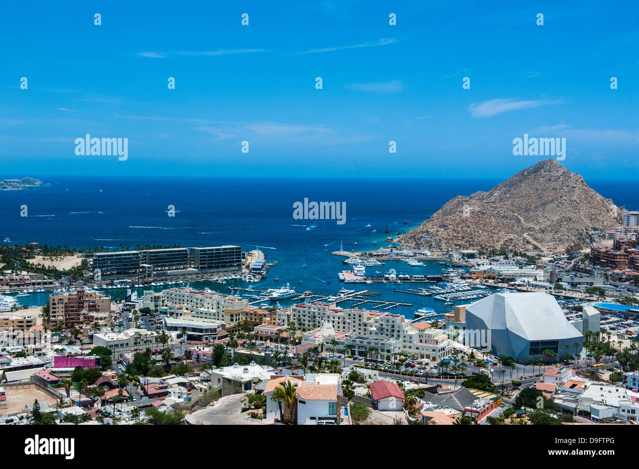 View over Los Cabos, Baja California, Mexico Stock Photo