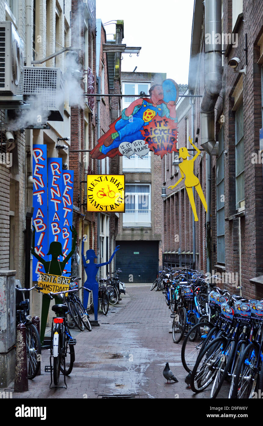 Rental bikes amsterdam hires stock photography and images Alamy