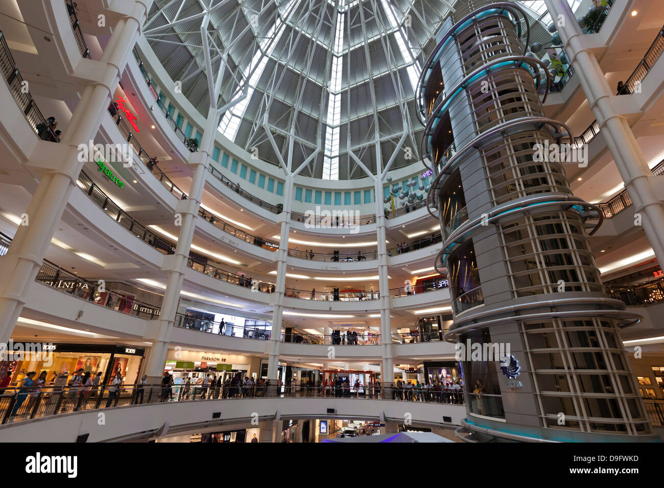 Suria KLCC shopping mall next to the Petronas Towers, Kuala Lumpur, Malaysia, Southeast Asia Stock Photo