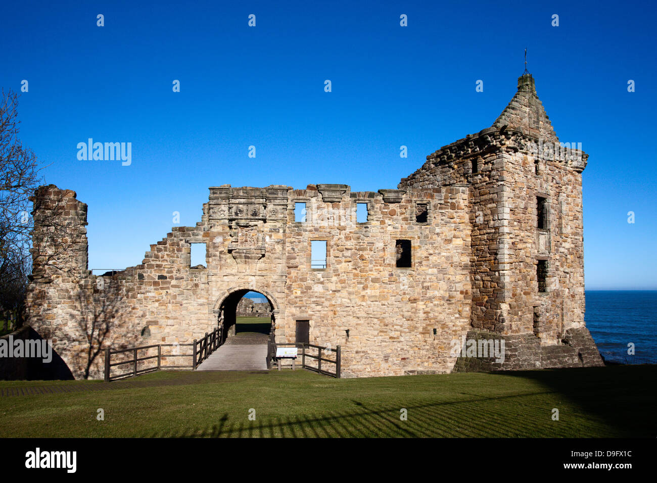 St. Andrews Castle, Fife, Scotland, UK Stock Photo Alamy