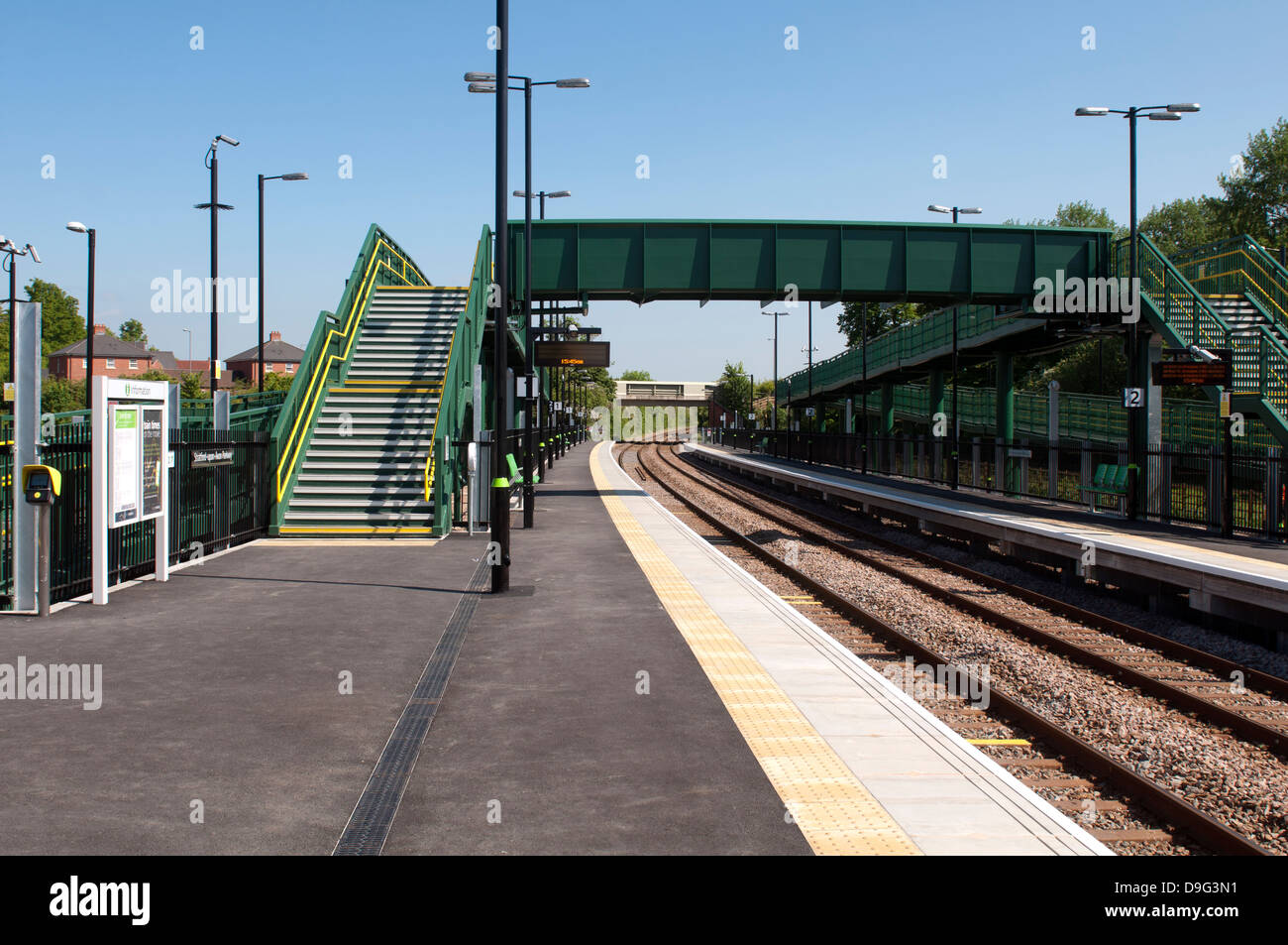 StratforduponAvon Parkway railway station Stock Photo Alamy
