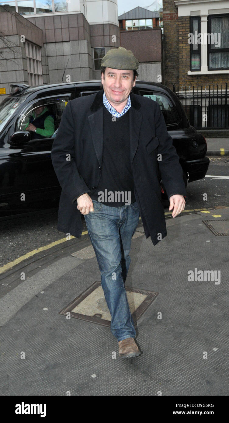 Jools Holland arriving at the Boogie 4 Stu concert at the Ambassadors Theatre London, England - 09.03.11 Stock Photo
