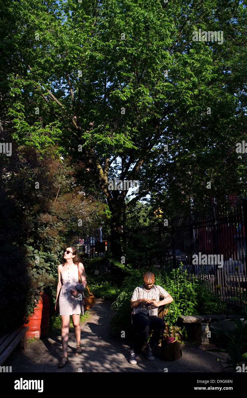 5 avenue. Park Slope. Brooklyn. New York Stock Photo
