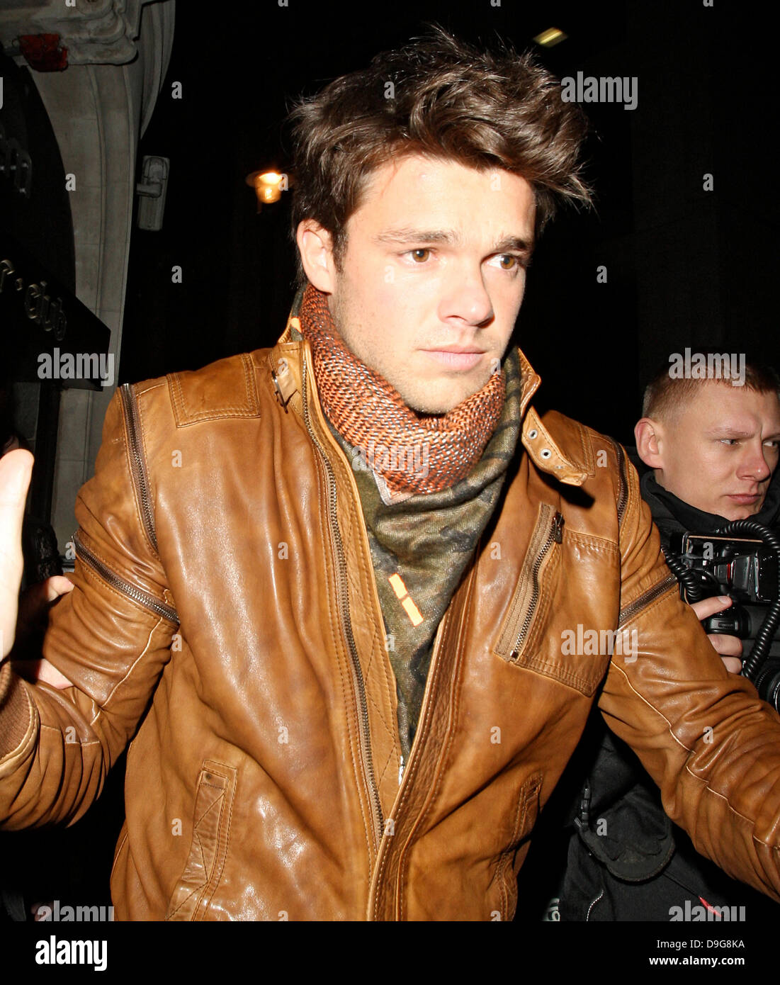 Argentinian model Leandro Penna leaving Gem Bar London, England - 10.03.11  Stock Photo - Alamy