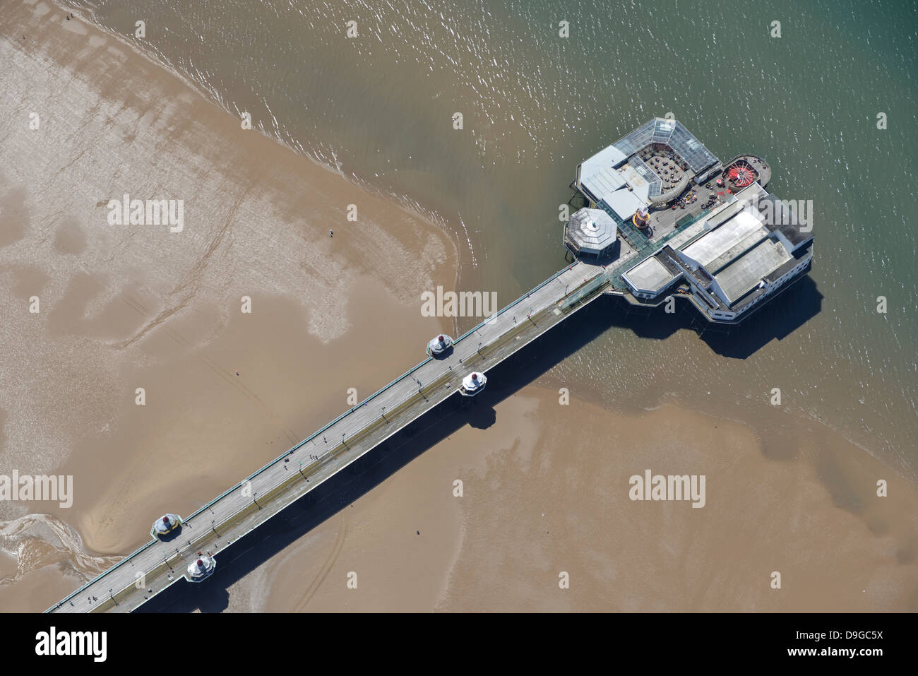 Aerial photograph of Blackpool North Pier Stock Photo