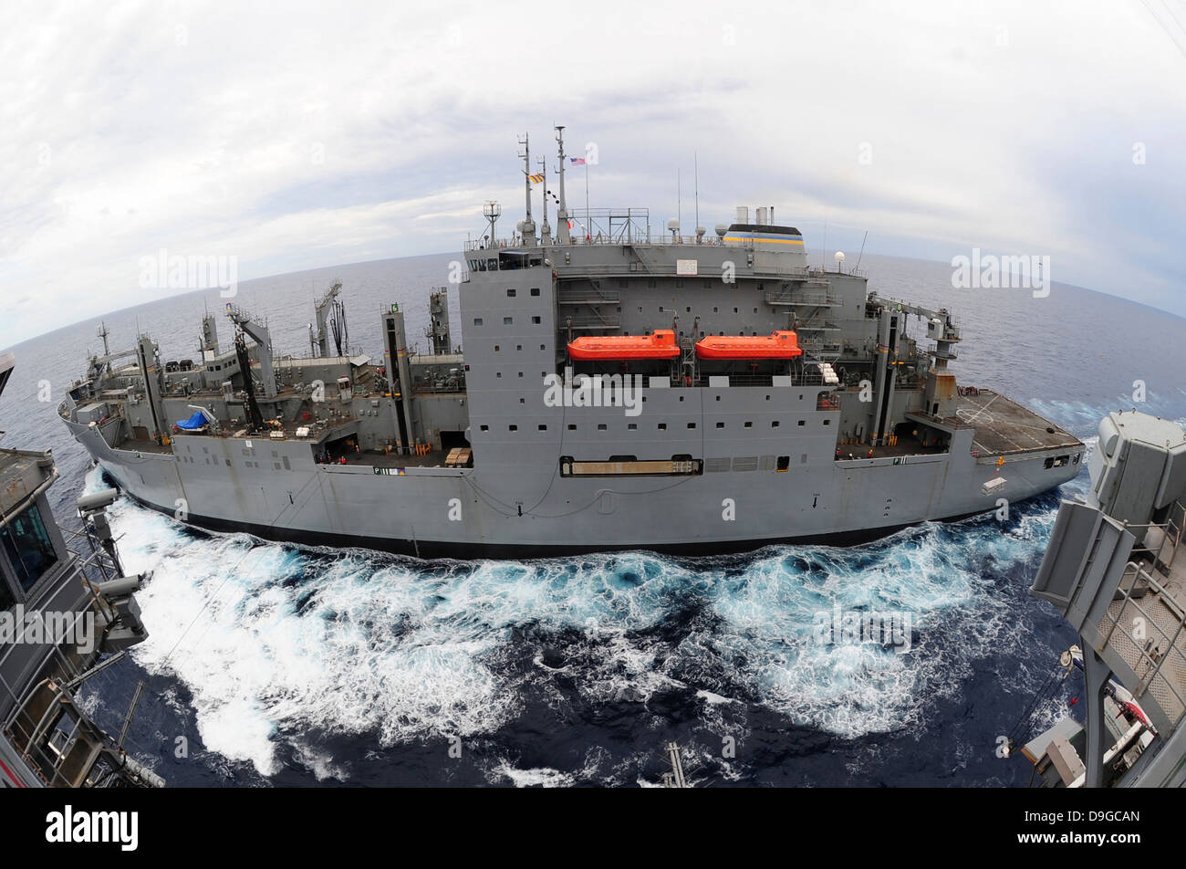 Dry cargo and ammunition ship USNS Sacagawea Stock Photo Alamy