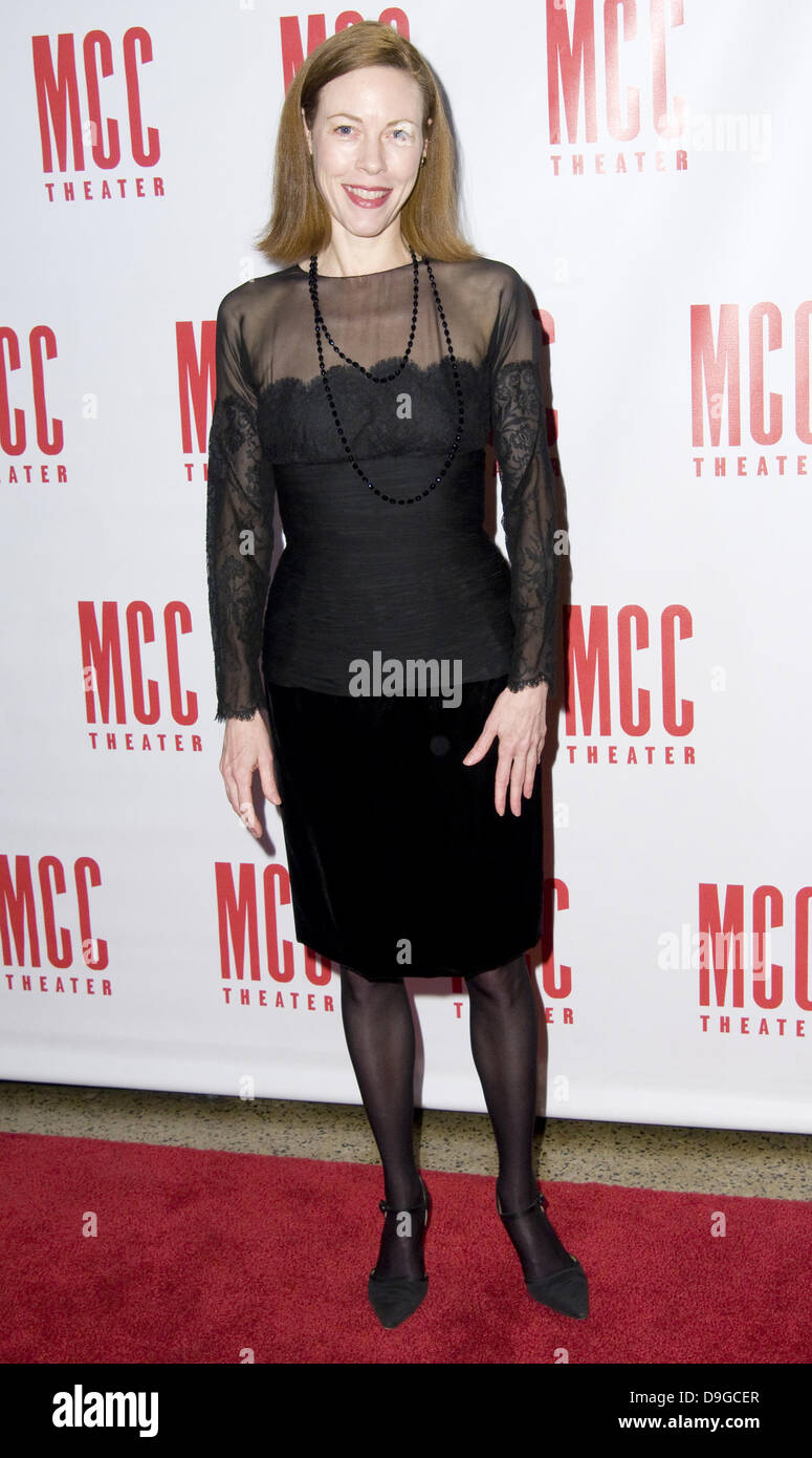 Veanne Cox Miscast 2011 MCC Theater Annual Musical Spectacular Gala - Arrivals New York City, USA - 14.03.11 Stock Photo
