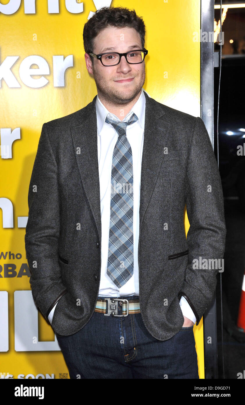 Seth Rogen The Premiere of 'Paul' held at Grauman's Chinese Theater - Arrivals Hollywood, California - 14.03.11 Stock Photo