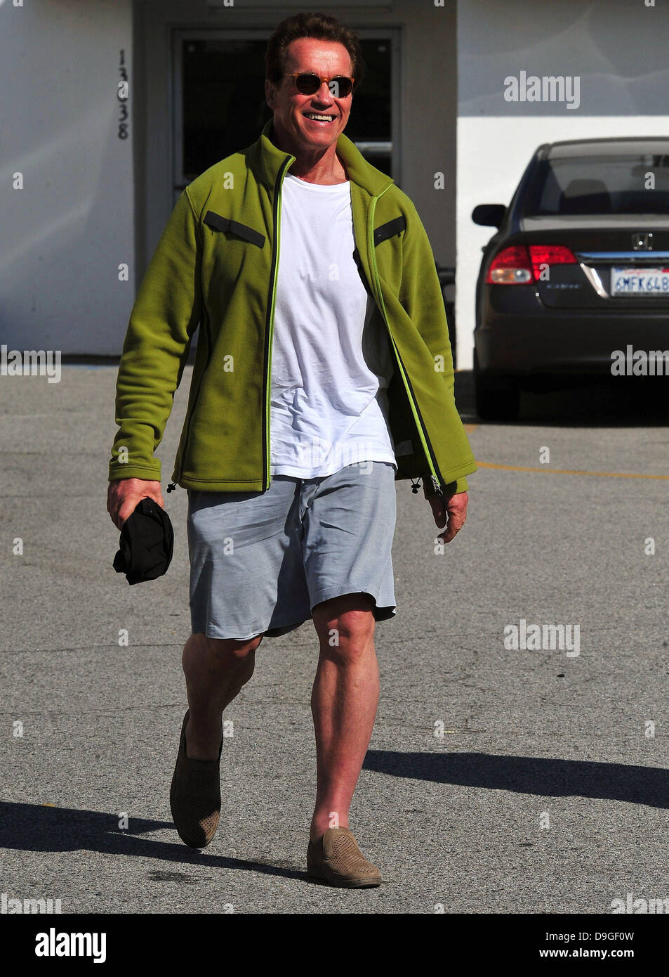 Arnold Schwarzenegger at the Brentwood 