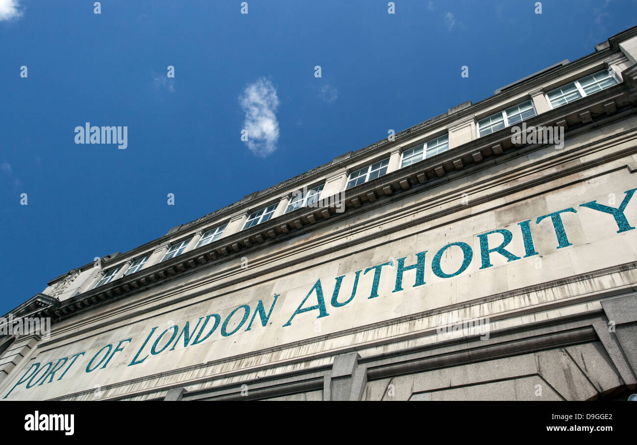 Port of London Authority building, Charterhouse Street, London Stock Photo