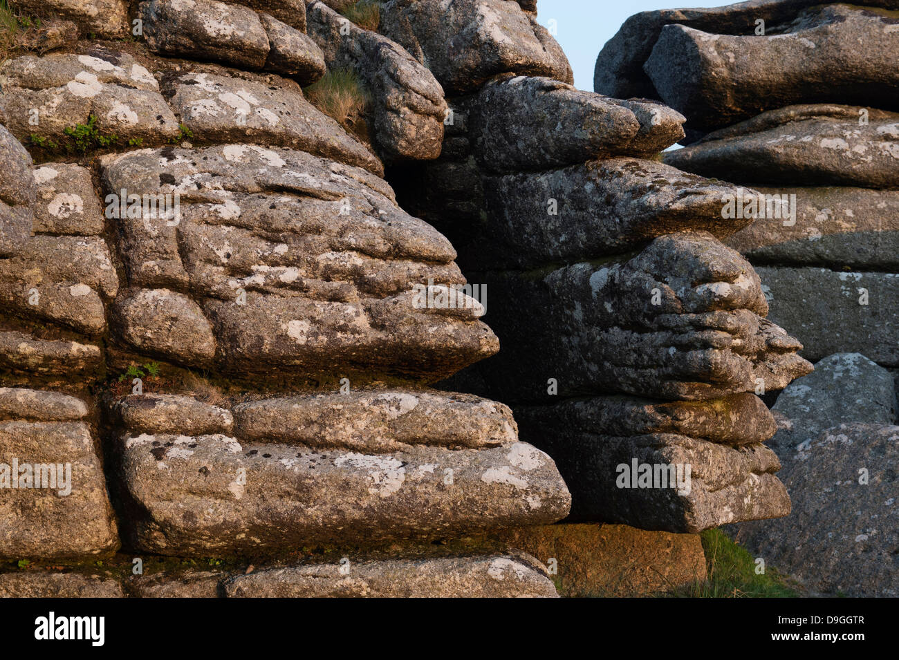 Granite Tor, Dartmoor national park, Devon, England Stock Photo