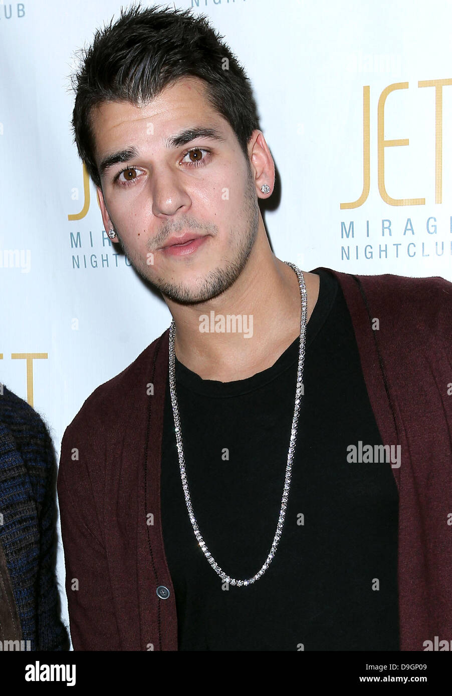 Robert Kardashian celebrates his birthday at Jet nightclub inside The